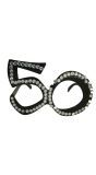 50 Jaar Diamant Feest Bril Zwart