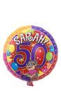 50 Jaar Sarah Knalfeest Folieballon