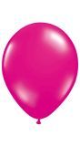 50 Magenta Roze Metallic Ballonnen 30cm