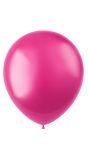 50 Metallic Ballonnen Fuchsia Pink 33cm