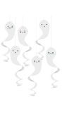 6 Papieren Halloween Spookjes Hangdecoratie