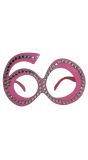 60 Jaar Diamant Feest Bril Roze