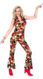 70's Disco Groene Jumpsuit Dames