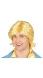 70's Retro Blonde Pruik