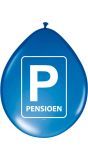 8 Pensioen Ballonnen Parkeerbord