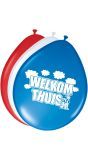 8 Welkom Thuis Ballonnen Rood Wit Blauw