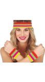 80's Hoofdband en Polsbanden Multicolor Volwassenen