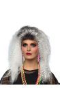80's Queen Grijze Pruik