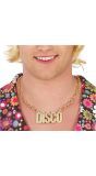 90's Gouden Disco Foute Ketting