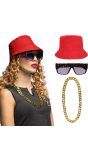 90s Hiphop Accessoire Set Volwassenen