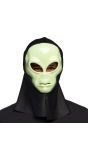 Alien Halloween Hoofdmasker met Capuchon