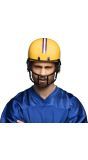 American Football Helm Geel Quarterback
