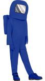 Among Us Kostuum Imposter Blauw Kind