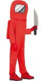 Among Us Kostuum Imposter Rood Kind