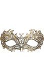 Antieken Gouden Kanten Oogmasker