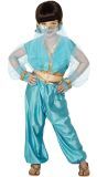 Arabische Prinses Outfit Blauw
