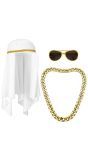 Arabische Sjeik Carnaval Accessoire Setje