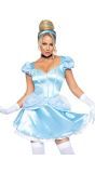 Assepoester Jurk Dames Blauw Luxe