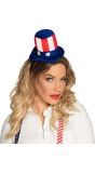Aunt Sam Mini Hoedje Haarband