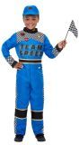 Autocoureur Blauw Outfit Jongens
