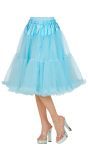 Azuurblauwe Midi Tule Petticoat