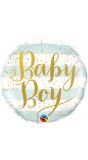 Baby Jongen Strepen Folieballon