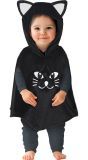 Baby Poncho Kat Zwart