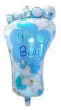Babyvoetje Jongen Folieballon