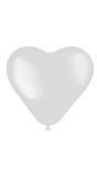 Ballonnen Hartvormig Wit