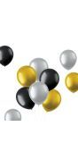 Ballonnen Metallic Rich 10St