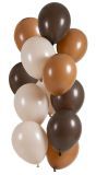 Ballonnen set Bruinkleurig