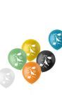 Ballonnen set Dino's Gekleurd