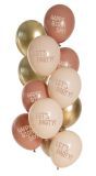 Ballonnen set Verjaardag Lets Party Rosé