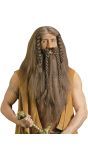 Barbaar Pruik met Baard en Snor