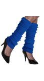 Beenwarmers Carnaval Blauw 80s Dames
