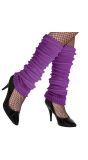 Beenwarmers Carnaval Paars Dames