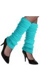 Beenwarmers Carnaval Turquoise Azure Dames