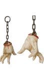 Beige Hand Aan Ketting 40cm Halloween