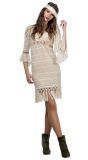 Beige Hippie Kostuum