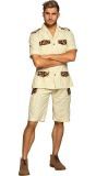 Beige Jungle Safari Pak Heren