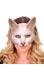 Beige Katten Masker