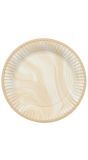 Beige Marmer Babyshower Bordjes 8 Stuks