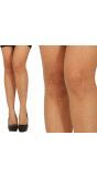 Beige Visnetpanty's Rijnstenen 20's Stijl Dames