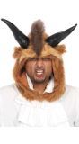 Belle en Het Beest Muts met Hoorns