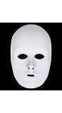 Beschilderbaar Wit Uniseks Masker