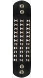 Bespijkerde Biker Armband 3 Rijen