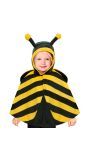 Bijen Poncho Cape met Capuchon Kinderen 98 cm