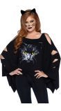 Black Cat Halloween Verkleedkleding Dames