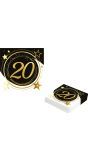 Black Gold 20 Jaar Verjaardag Servetten
