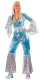 Blauw Abba Kostuum